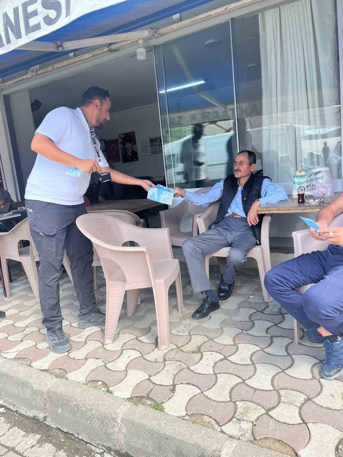 Sinop Erfelek'te vatandaşlara tütün ve madde bağımlılığı anlatıldı