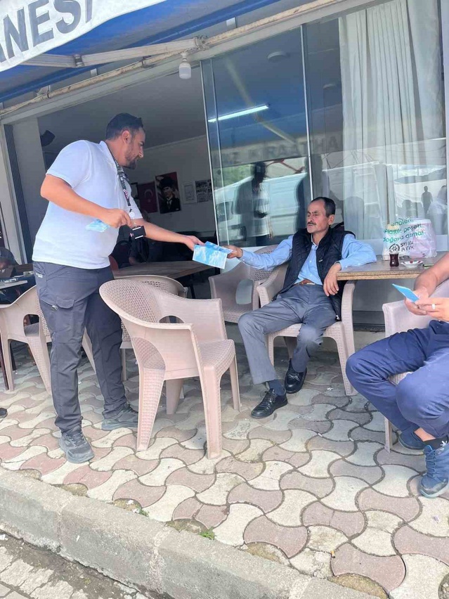 Sinop Erfelek'te vatandaşlara tütün ve madde bağımlılığı anlatıldı