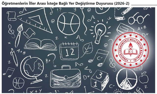 MEB'den öğretmenlere 2026 ikinci iller arası yer değiştirme duyurusu