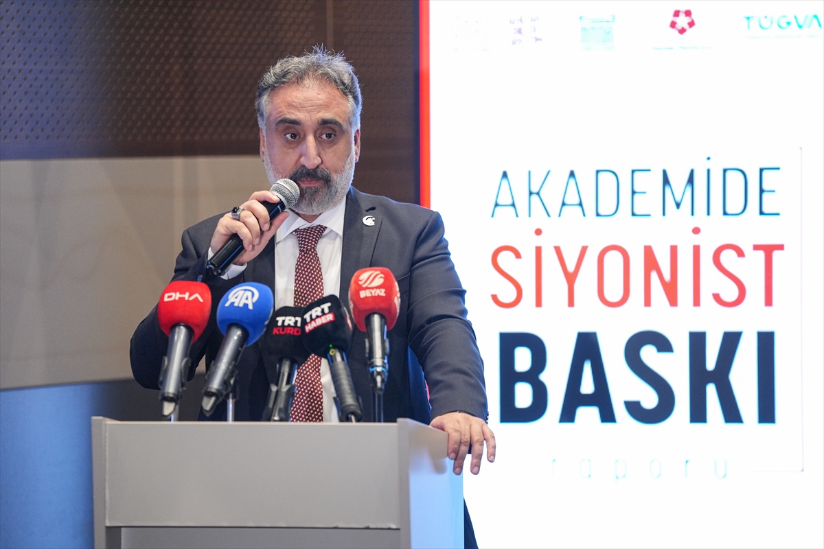 TÜGVA ev sahipliğinde \'Akademide Siyonist Baskı Raporu\' tanıtıldı