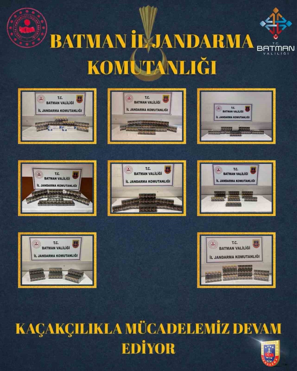 Batman\'da kaçakçılık operasyonunda 28 şüpheli hakkında adli tahkikat başlatıldı
