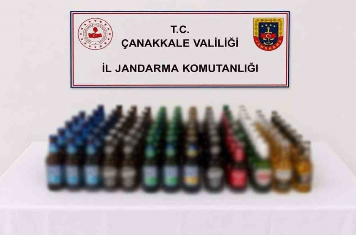 Çanakkale\'de 2 kaçakçılık operasyonunda 17 sikke ve 223 litre bira ele geçirildi