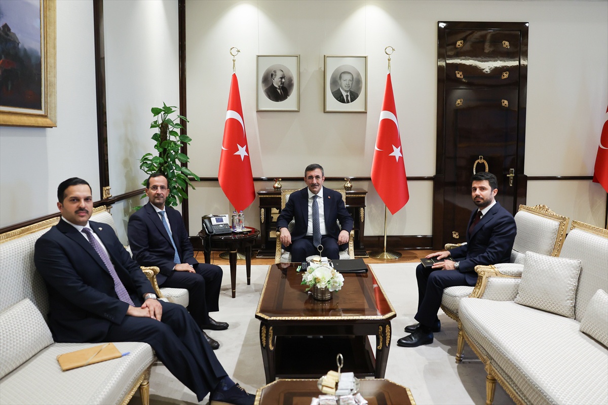 Cumhurbaşkanlığı Külliyesi\'nde Yılmaz, Kuveyt Büyükelçisi Al-Shabo\'yu ağırladı