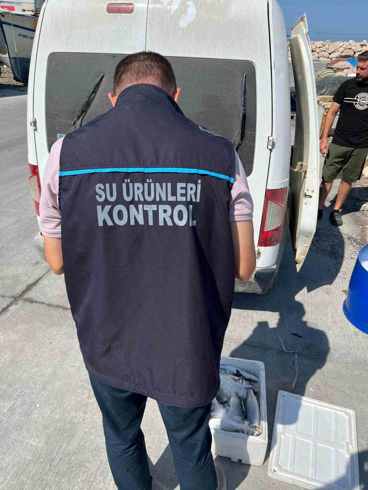 Didim\'de su ürünleri satış yerlerine denetim yapıldı, işletmelere tebliğ anlatıldı