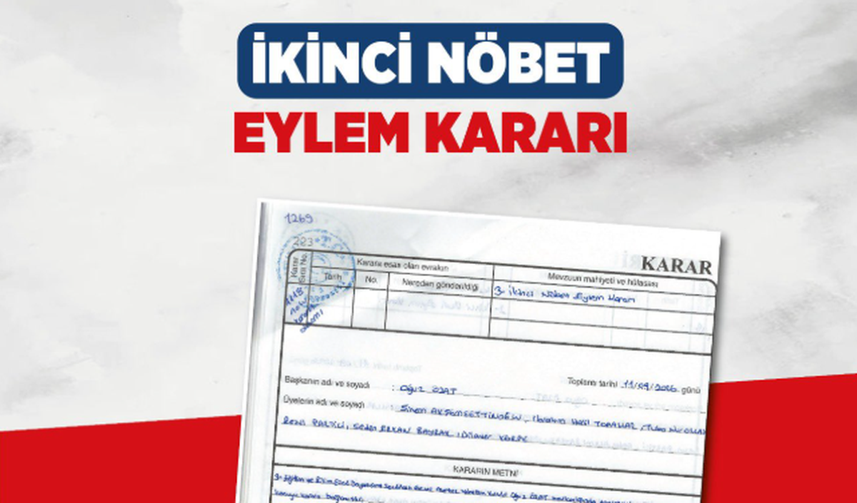 Eğitim Gücü Sen ücret ödenmeyen ikinci nöbet görevi için eylem kararı aldı