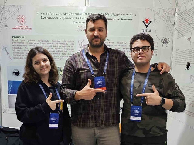 Erzurumlu öğrenciler örümcek zehri projesiyle ABD'deki ISEF finaline katılacak