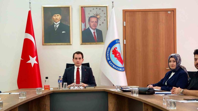 Hisarcık'ta Sosyal Yardım Toplantısı Kaymakam Atam Başkanlığında Yapıldı