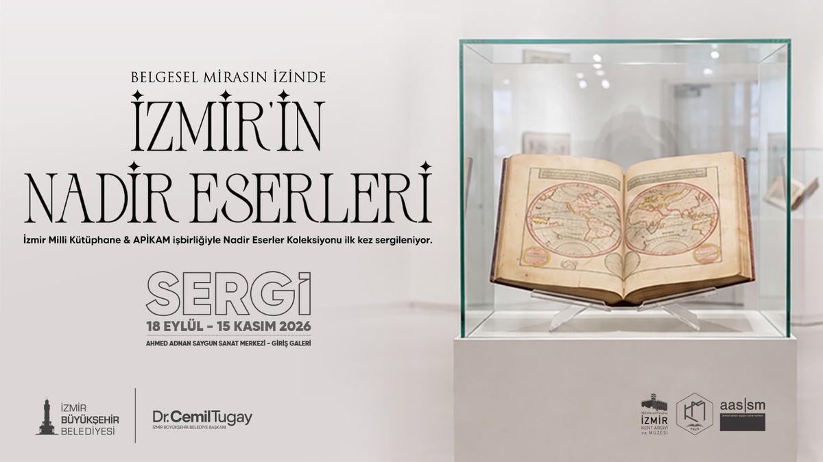 İzmir Milli Kütüphane\'nin 61 nadir eseri ilk kez sergileniyor