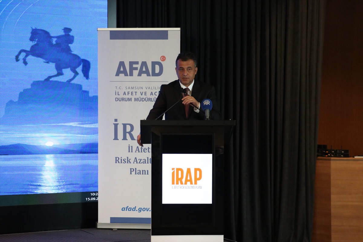 Samsun\'da İl Afet Risk Azaltma Planı Bilgilendirme Toplantısı yapıldı
