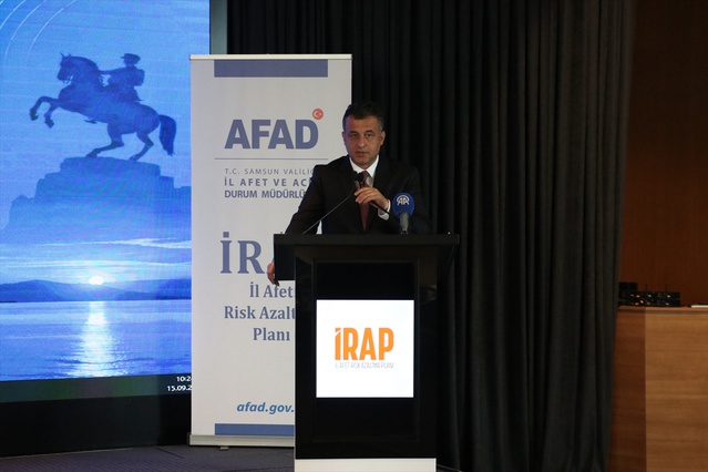 Samsun'da İl Afet Risk Azaltma Planı Bilgilendirme Toplantısı yapıldı