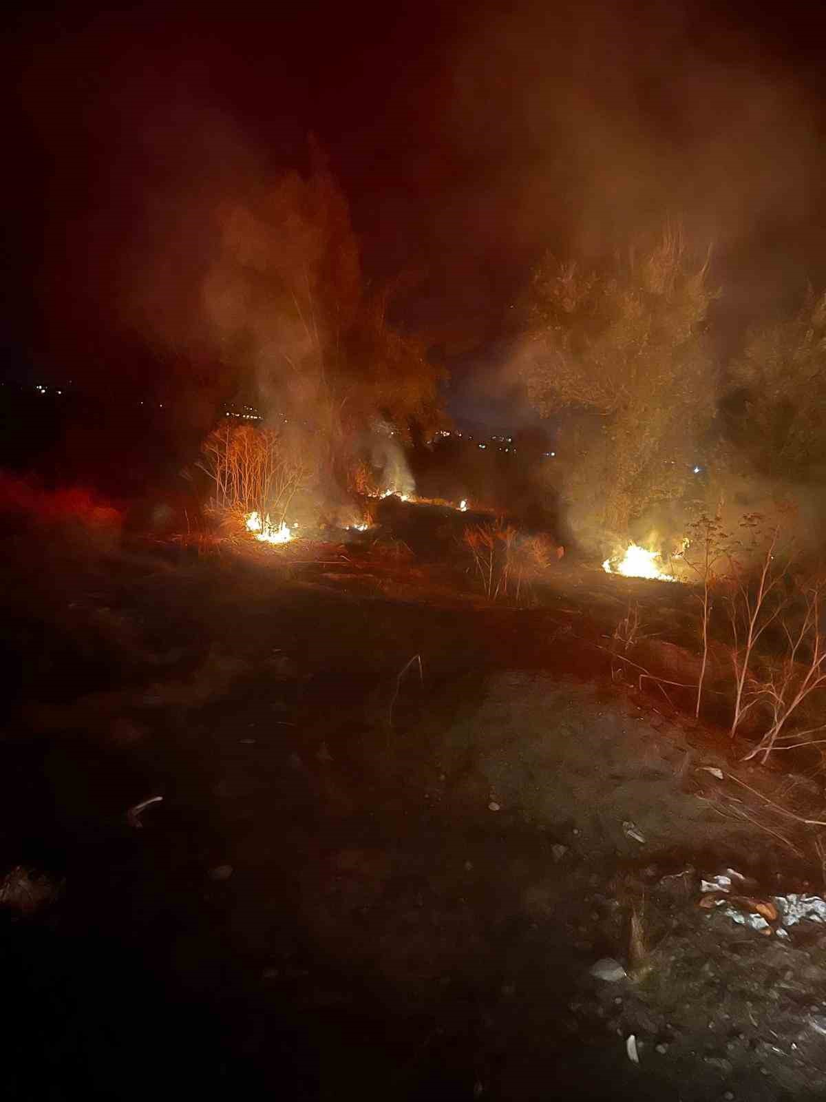 Afyonkarahisar Şuhut\'ta arazi yangını itfaiye müdahalesiyle söndürüldü