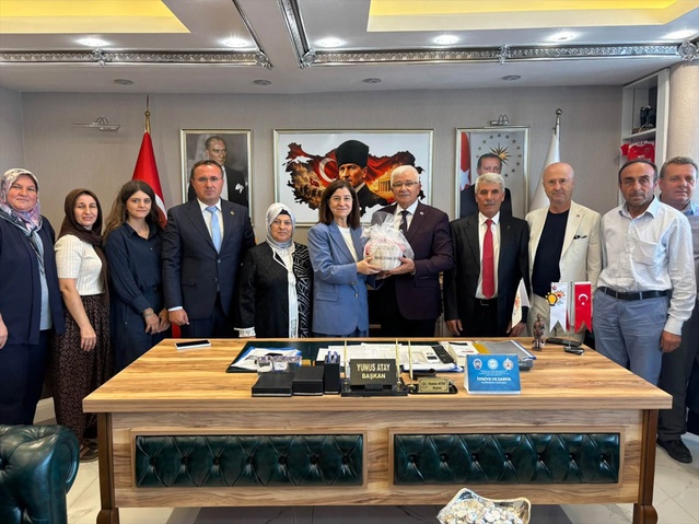 AK Parti Milletvekili Aksal, Meriç Belediye Başkanı Atay'ı ziyaret etti