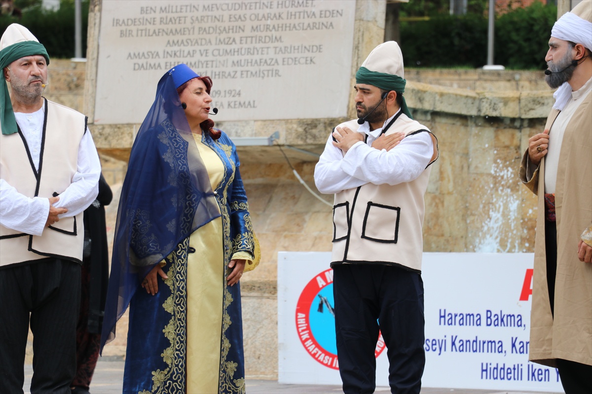 Amasya\'da 39. Ahilik Haftası tiyatro gösterisiyle kutlandı