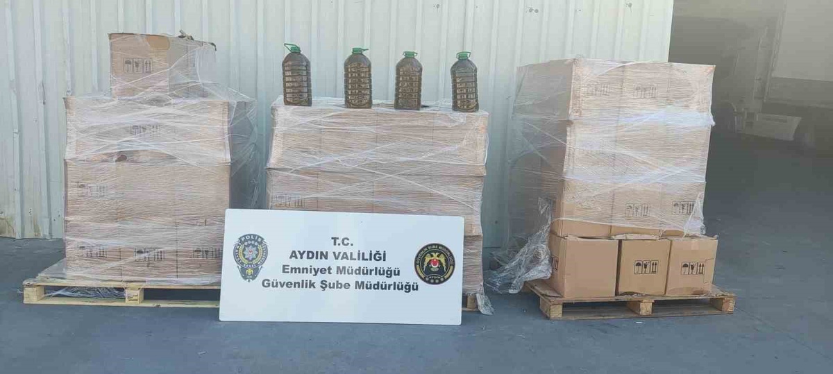 Aydında sahte yağ operasyonu: 2,7 milyon liralık ürün ele geçirildi