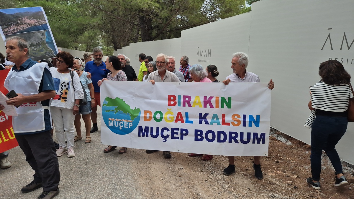 Bodrum Demirbükü\'ndeki turizm projelerinin ÇED kararına TMMOB ve MUÇEP\'ten iptal davası