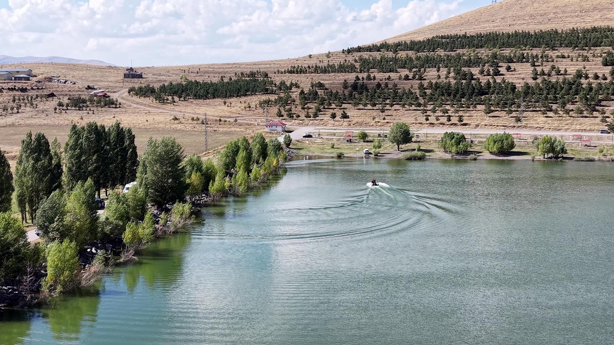 Erzurum Palandöken'de gölete giren Mustafa Çetin boğuldu