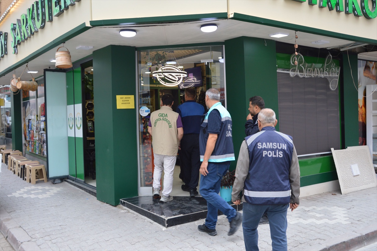 Havza\'da market, bakkal ve büfelerde sahte ürün denetimi yapıldı