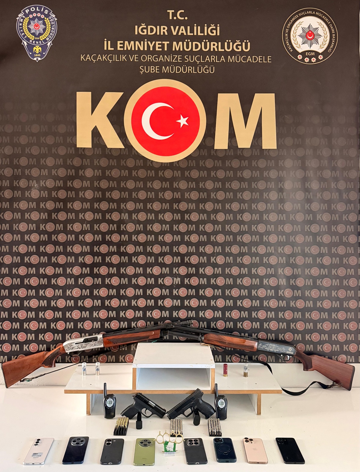 Iğdır Merkezli “Sokaklar Güvende Iğdır” Operasyonu: 12 Şüpheli Gözaltında