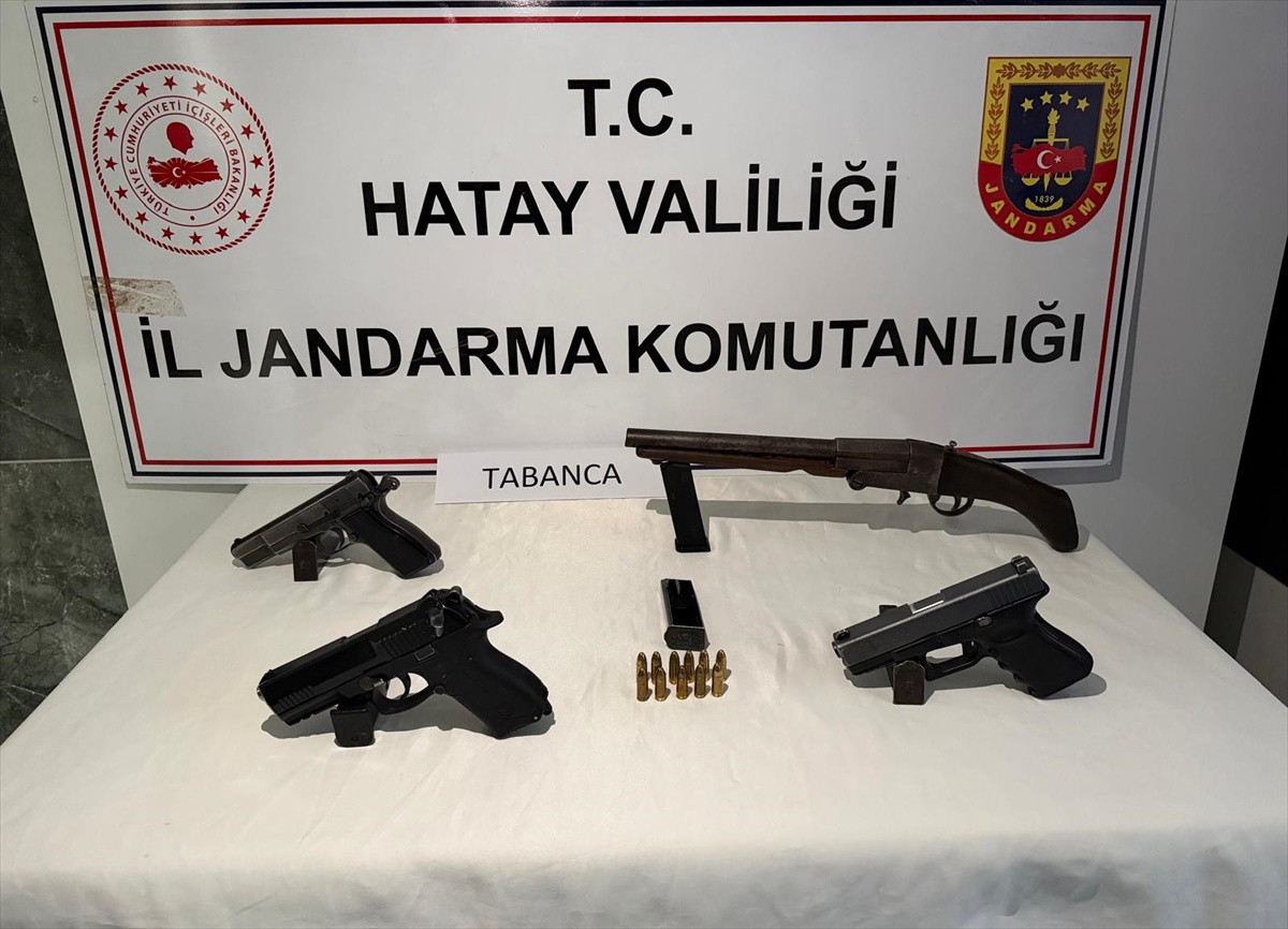 Hatay Kırıkhan\'da silah operasyonunda gözaltına alınan zanlı tutuklandı