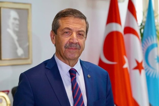 Ertuğruloğlu, Kıbrıs Türk halkının geleceği için egemen eşit iki devleti işaret etti