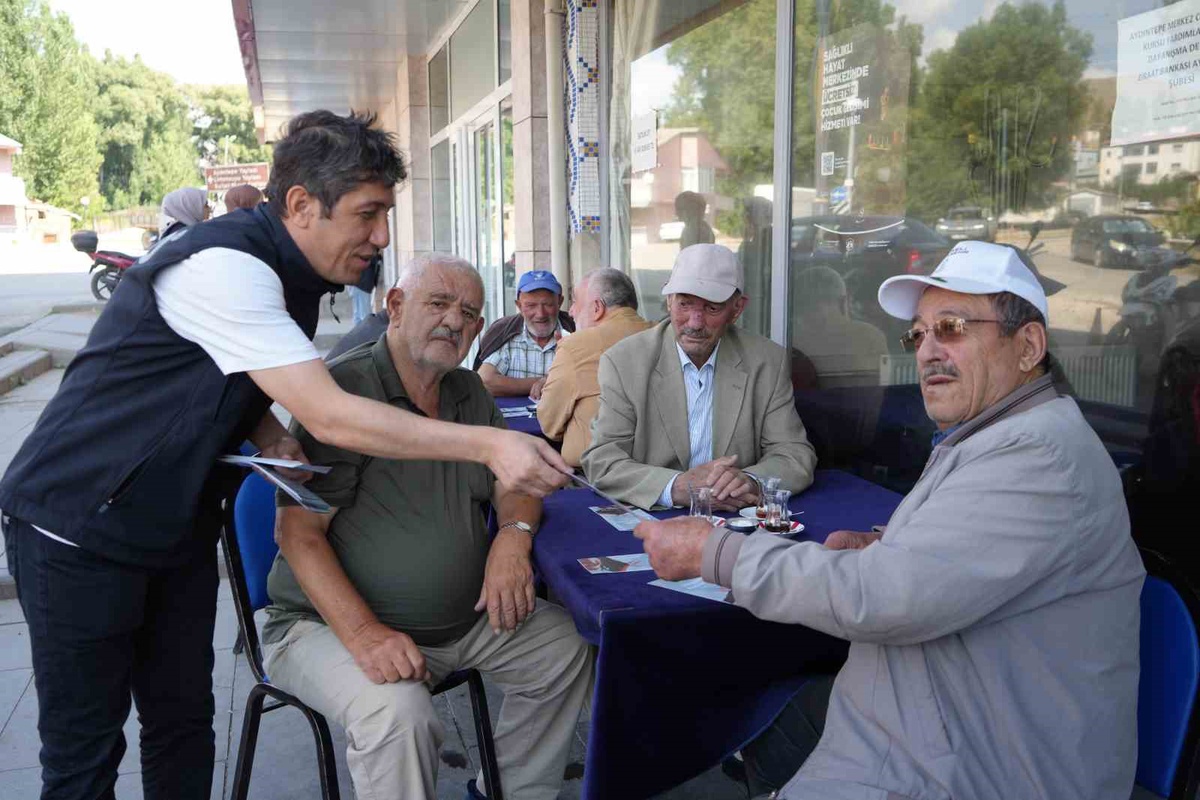 Bayburt AFAD, Aydıntepe\'de köy köy afet eğitimi verdi