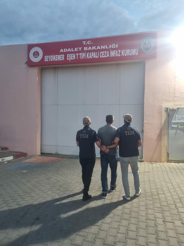 Muğla Dalaman'da FETÖ'den aranan ihraç polis M.G. yakalanıp cezaevine konuldu