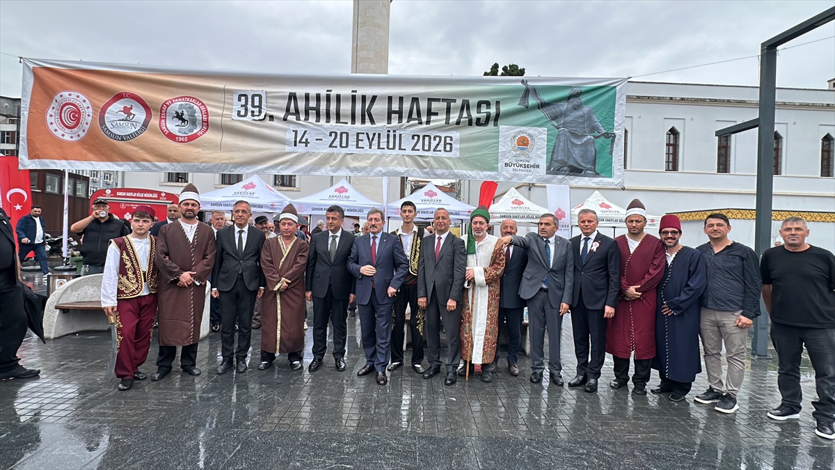 Samsun\'da 39. Ahilik Haftası\'nda kaftan giydirilen isimler belirlendi