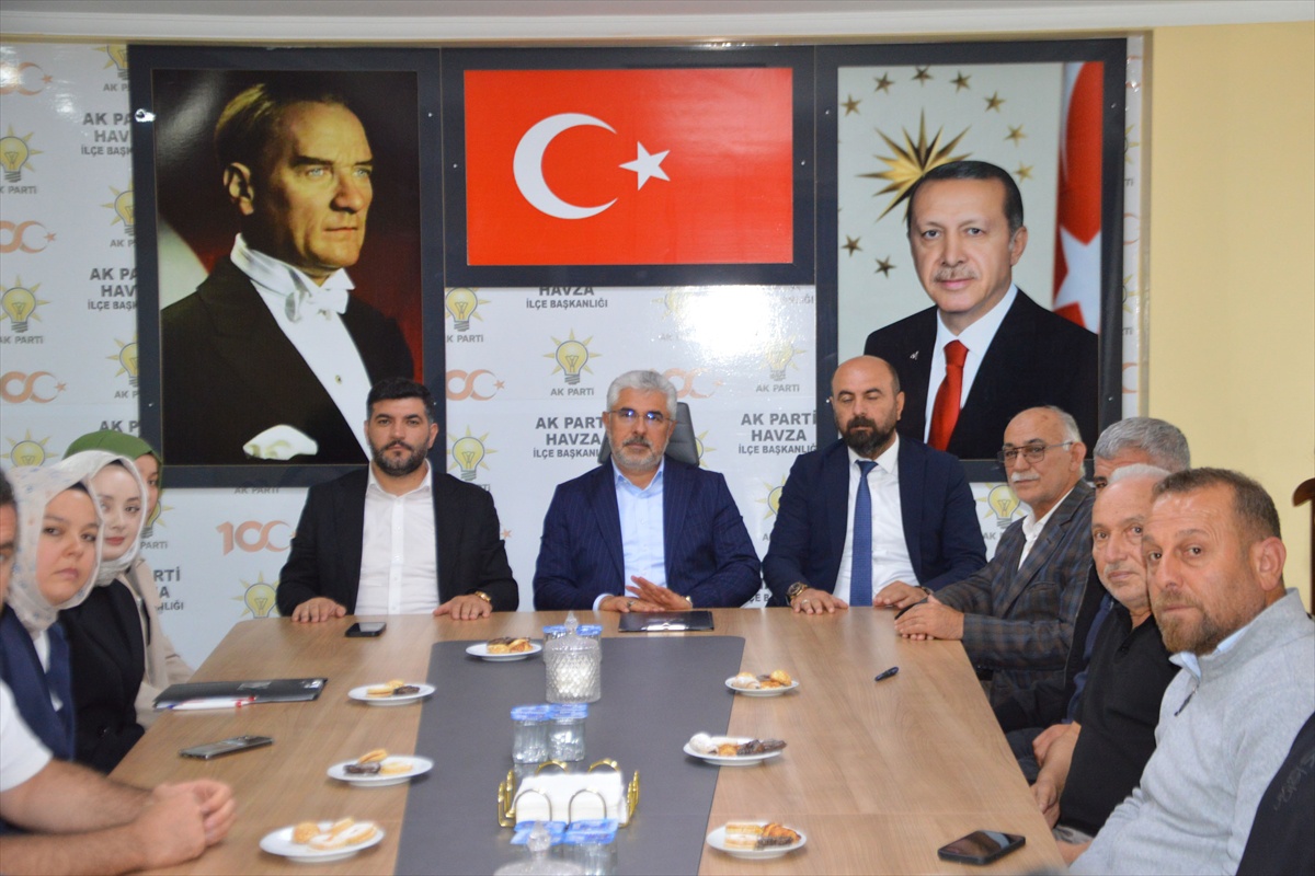 AK Parti Samsun Milletvekili Aksu, Havza\'da ziyaretlerde bulundu