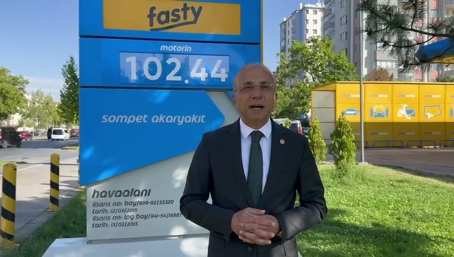 Aşkın Genç'ten motorin tepkisi, Kayseri'de fiyat 102,42 TL'ye ulaştı