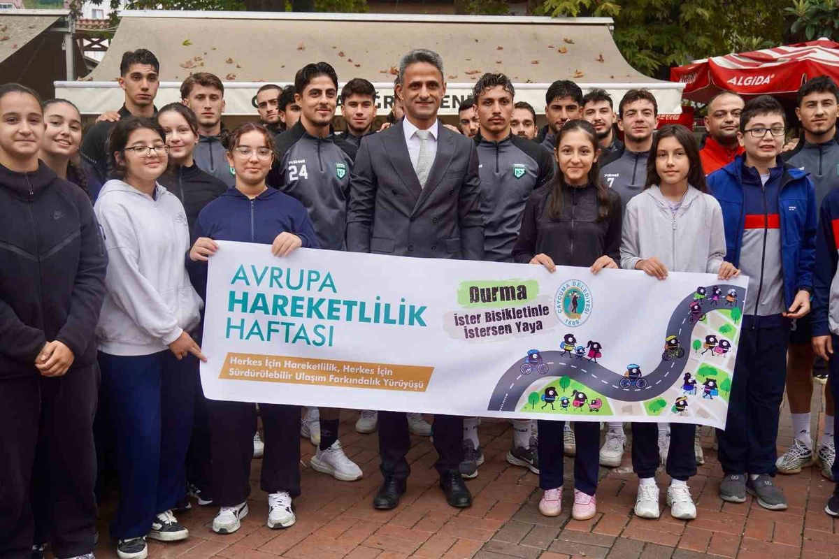 Çaycuma'da 'Durma, İster Bisikletinle İster Yaya' etkinliği düzenlendi