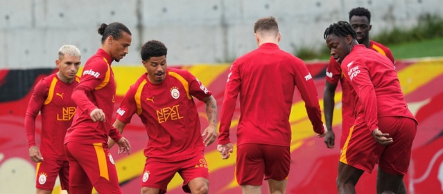 Galatasaray, Trabzonspor maçı hazırlığını Kemerburgaz'da sürdürdü