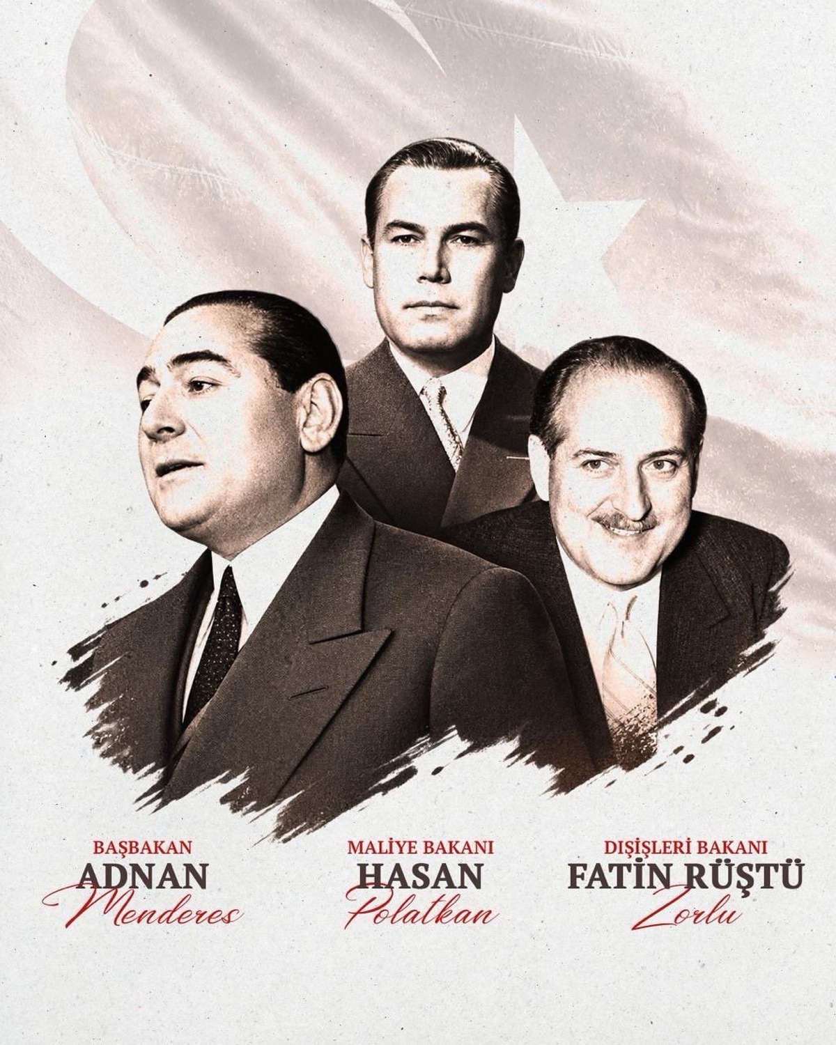 İletişim Başkanı Duran: "Başbakan Adnan Menderes’i, Dışişleri Bakanı Fatin Rüştü Zorlu’yu ve Maliye Bakanı Hasan Polatkan’ı rahmetle yad ediyorum"