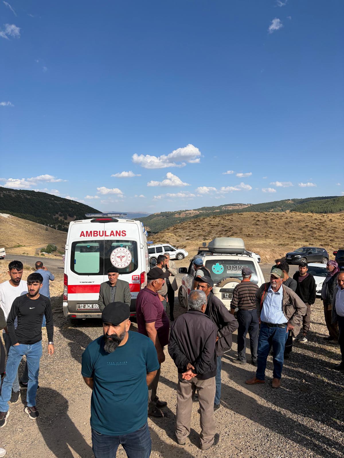 Bingöl Ortaçanak köyünde kaybolan 52 yaşındaki M.R.K. arazide ölü bulundu