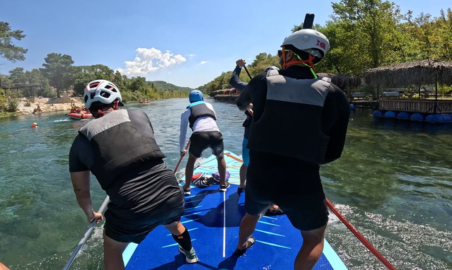 Köprülü Kanyon'da ilk Big SUP deneyimi