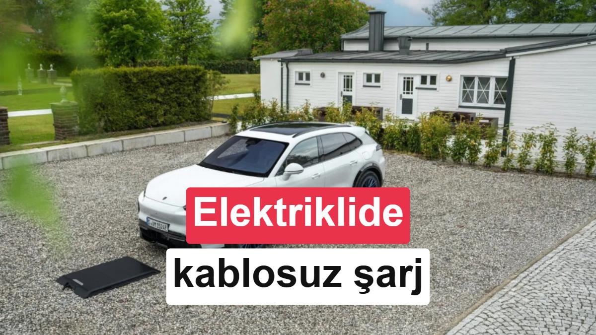 Porsche elektrikli Cayenne için kablosuz şarjı Avrupa\'da opsiyonel sundu