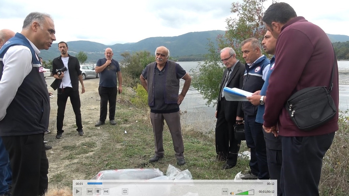 Samsun'da göl ve barajlara 1 milyon 125 bin sazan yavrusu bırakıldı