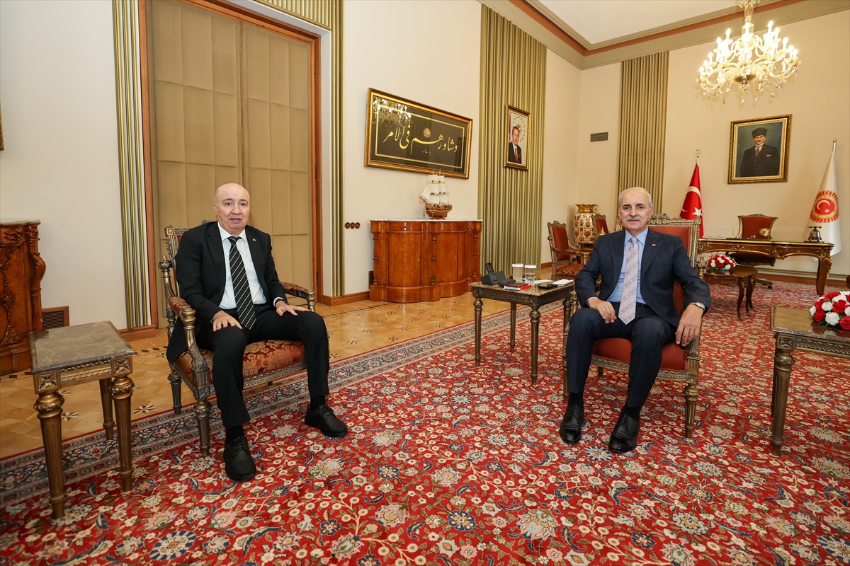 TBMM Başkanı Kurtulmuş, 15 Temmuz Gazisi Turgut Aslan\'ı makamında kabul etti