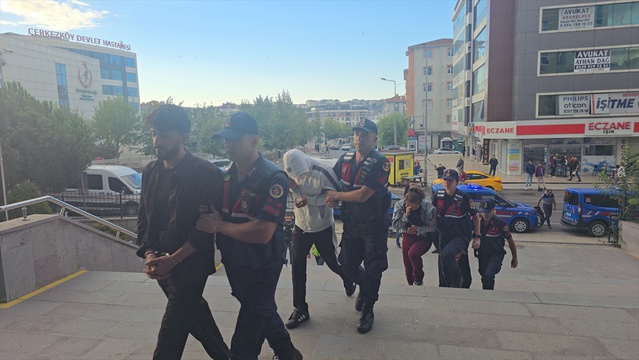 Tekirdağ Çerkezköy'de yasa dışı bahis operasyonunda 14 şüpheli adliyeye sevk edildi