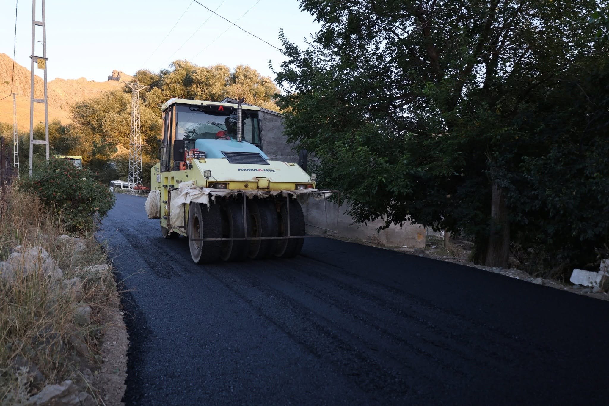 Ağrı Valisi Bozkurt, Soğanlı-Kocataş yolundaki 9 kilometrelik asfalt çalışmasını inceledi