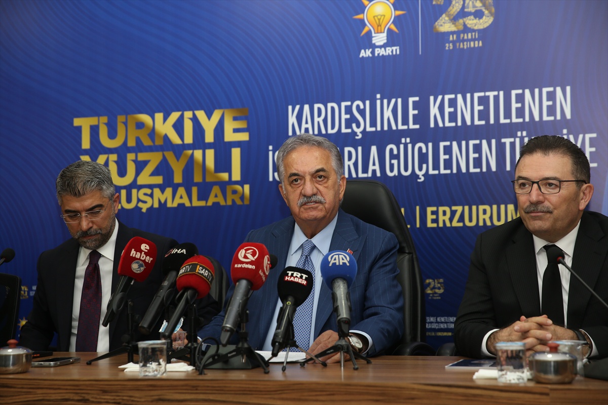AK Parti Genel Başkan Yardımcısı Yazıcı, Erzurum\'da konuştu: