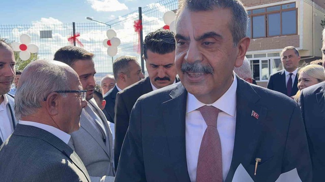 Milli Eğitim Bakanı Tekin, Vize'de anaokulu açılışında muhalefeti eleştirdi