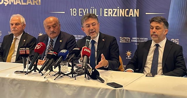 Bakan Yumaklı Erzincan'da konuştu, göç eden gençler için toprağa dönüş sözü verdi