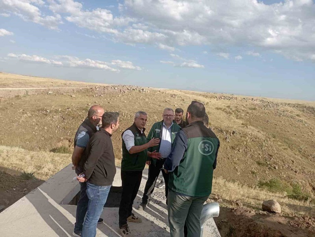 DSİ 24. Bölge Müdürü Kotan, Kars'taki sulama projelerini sahada denetledi