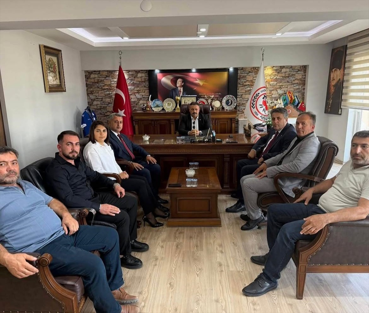 AK Partili Alan, Amasya Göynücek\'te esnaf ve vatandaşları ziyaret etti