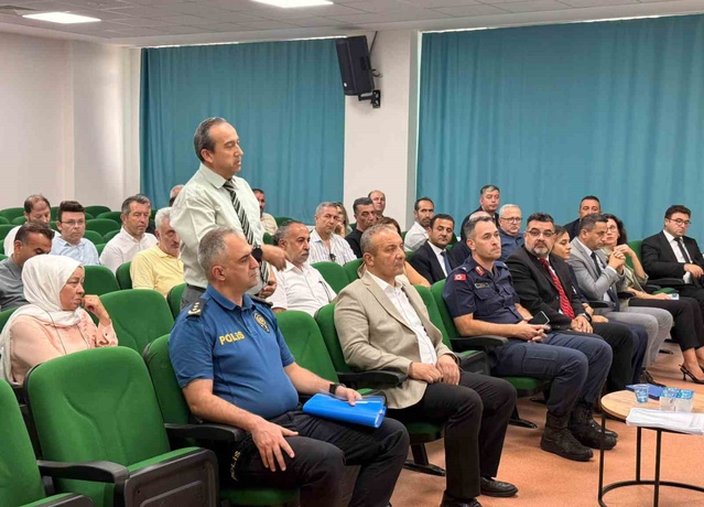 İncirliova'da okul güvenliği için Kaymakam Abay başkanlığında toplantı yapıldı