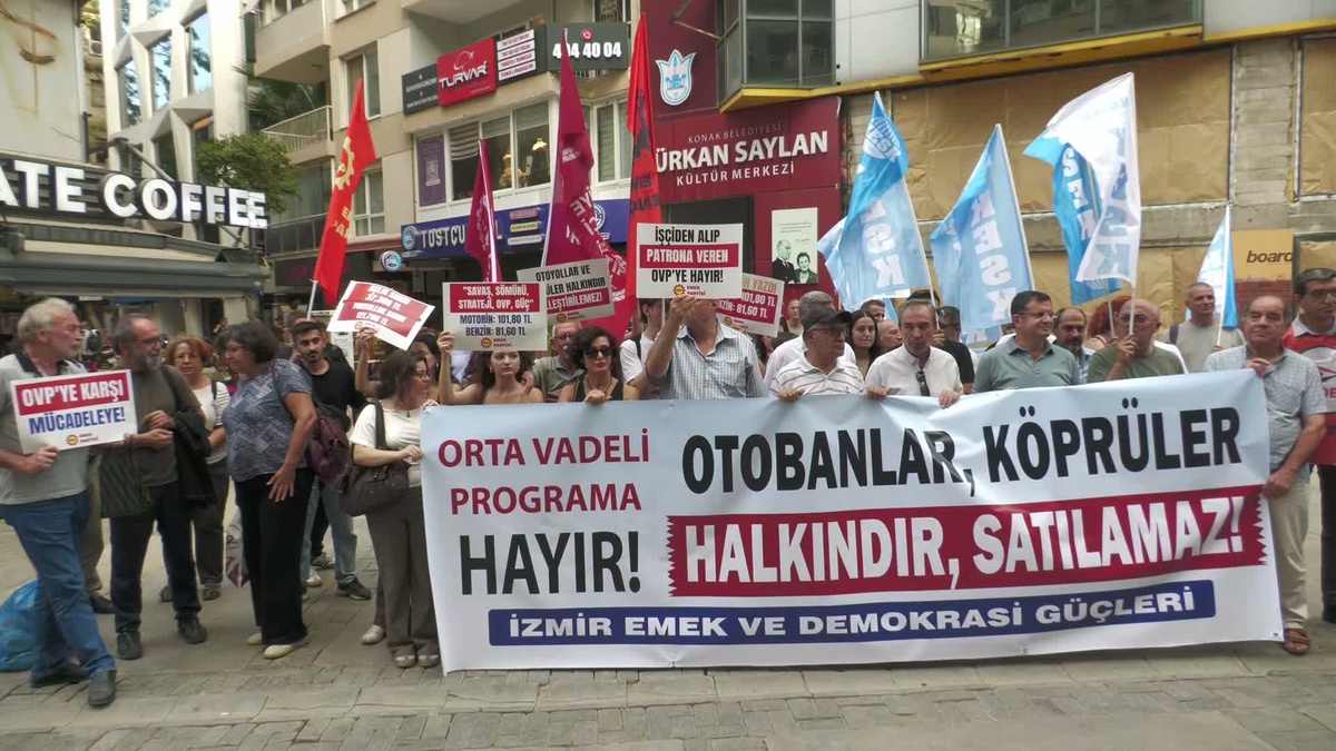 İzmir Emek ve Demokrasi Güçleri\'nden OVP tepkisi: “Köprüler ve otoyollar halkındır”