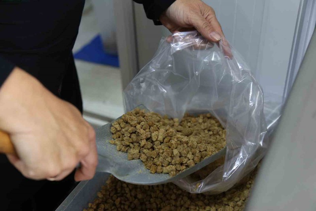 Sındırgı'da kadın kooperatifi gıda atığını hayvan mamasına dönüştürdü