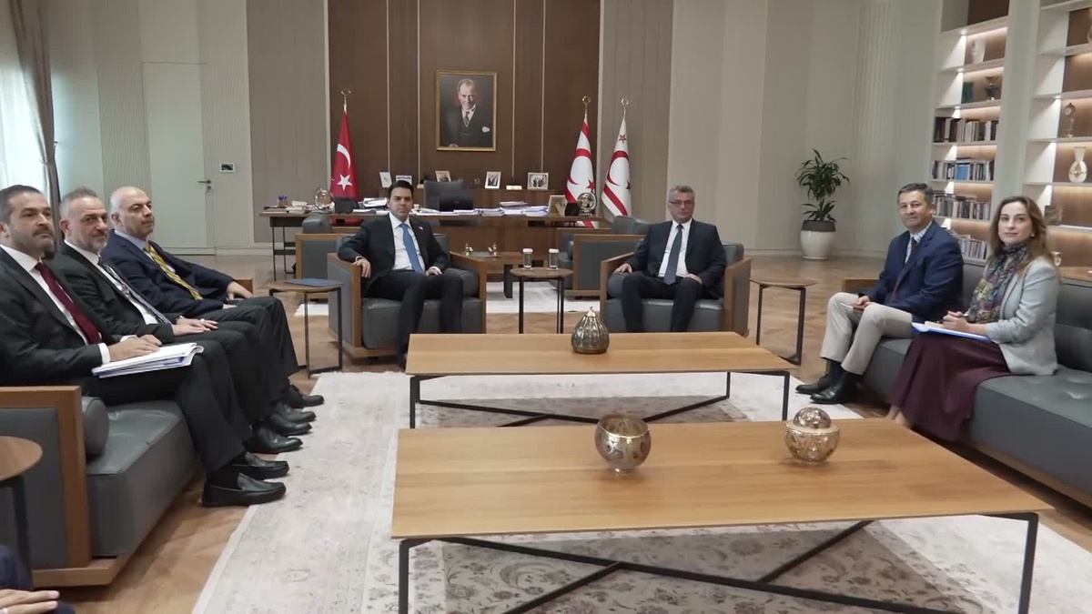 KKTC Cumhurbaşkanı Erhürman, TİKA heyetini kabul etti