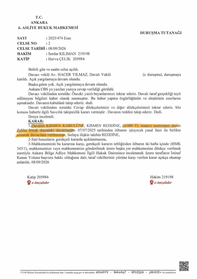 Memur-Sen, Sözcü ve Evrensel'e açtığı davaları kazandı; 30 bin lira tazminat