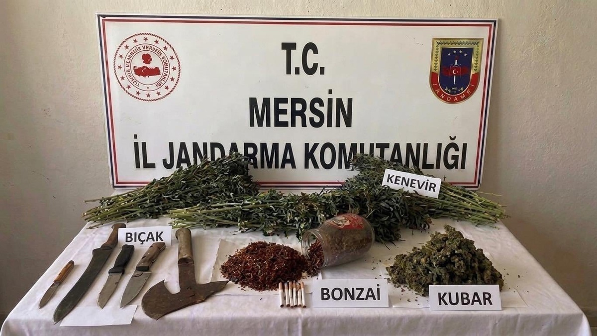 Mersin Mut'ta uyuşturucu operasyonunda 1 kişi tutuklandı, 2 şüpheli serbest bırakıldı